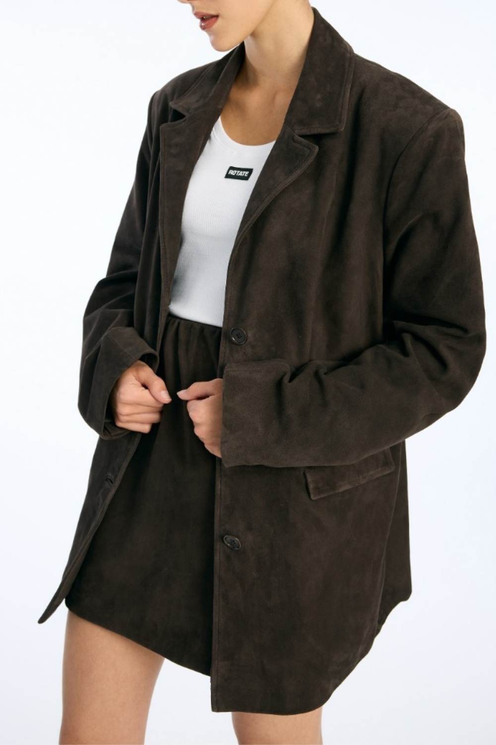 Blazer Oversized Suede