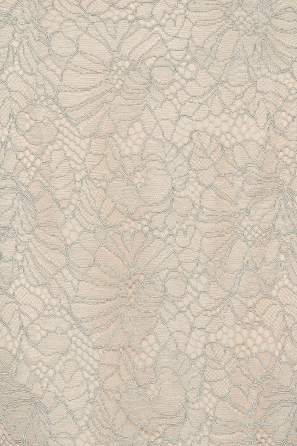 Bleistiftrock Flower Mesh