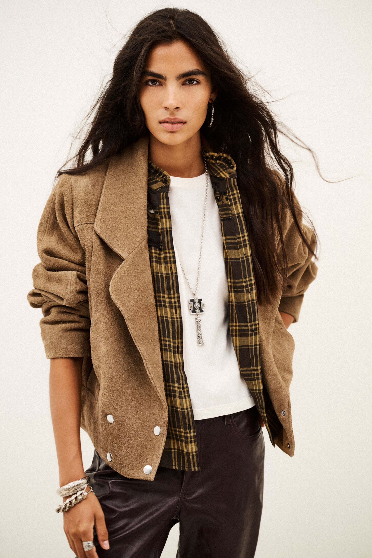 Jacke Cowy aus Kuhleder