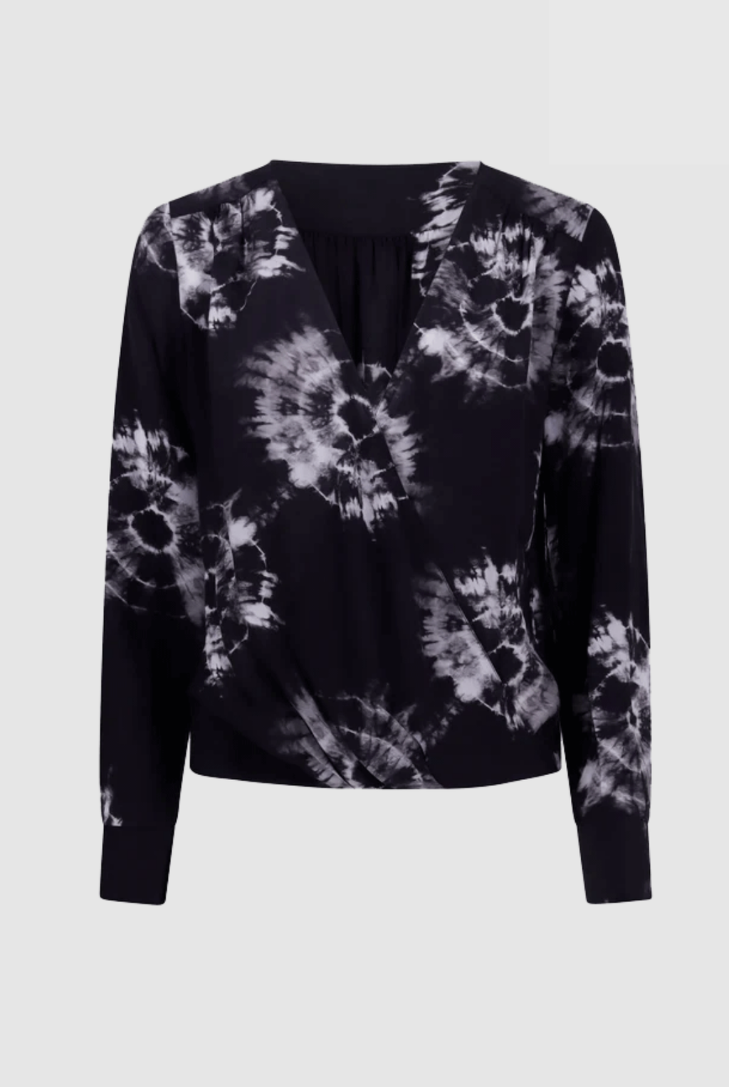 Pattern Batic Blouse Black