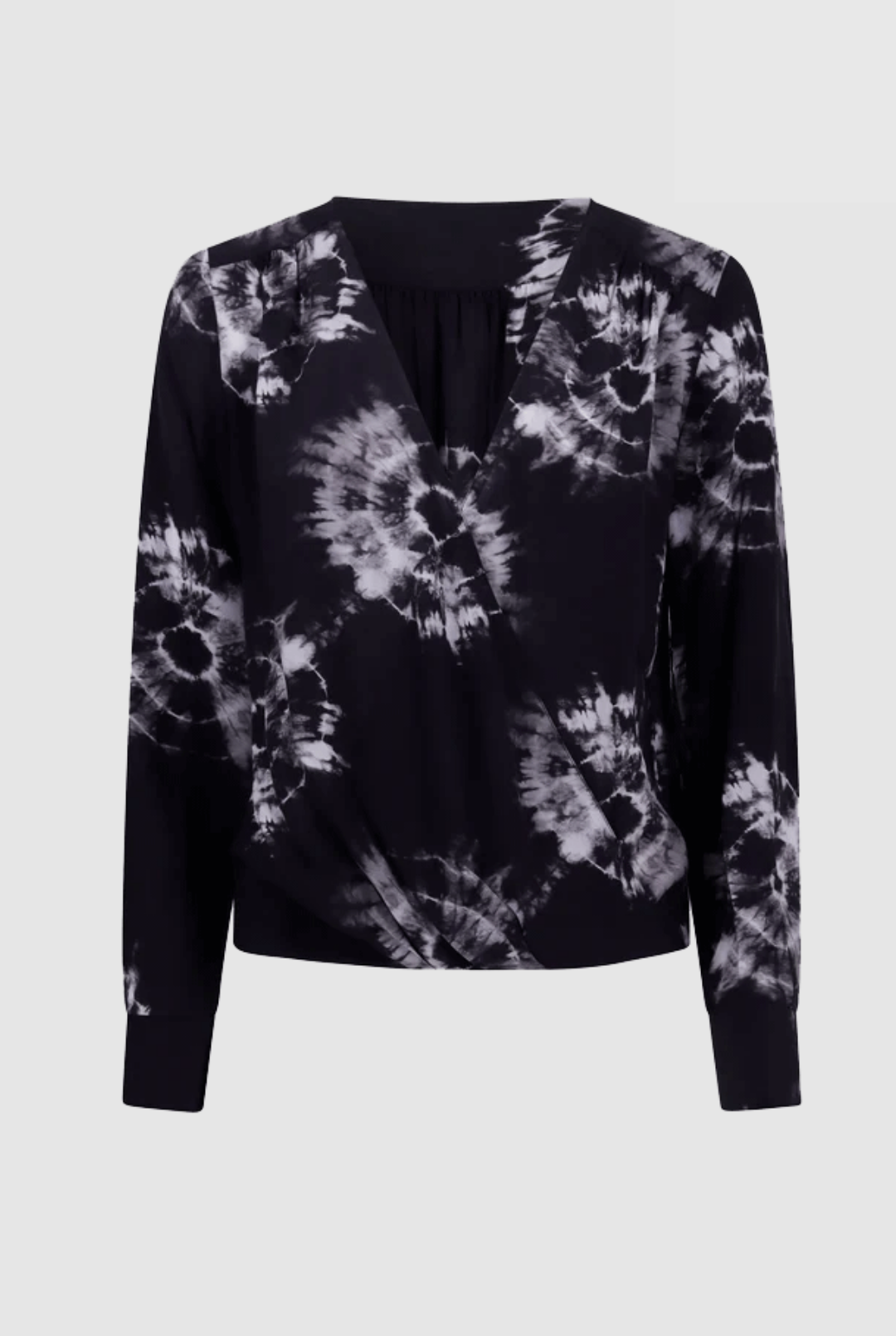 Pattern Batic Blouse Black