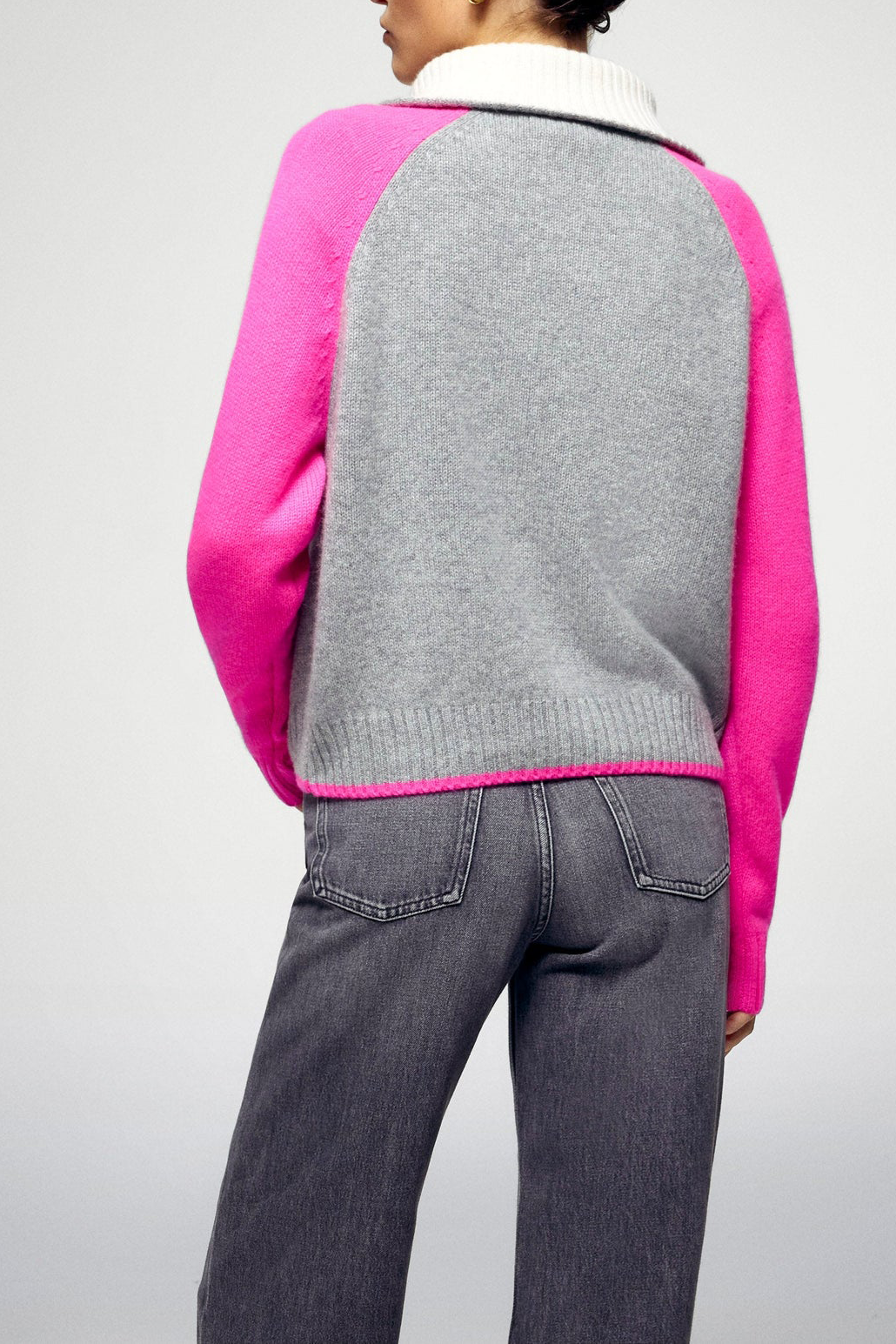 Pullover Trucker-Kragen