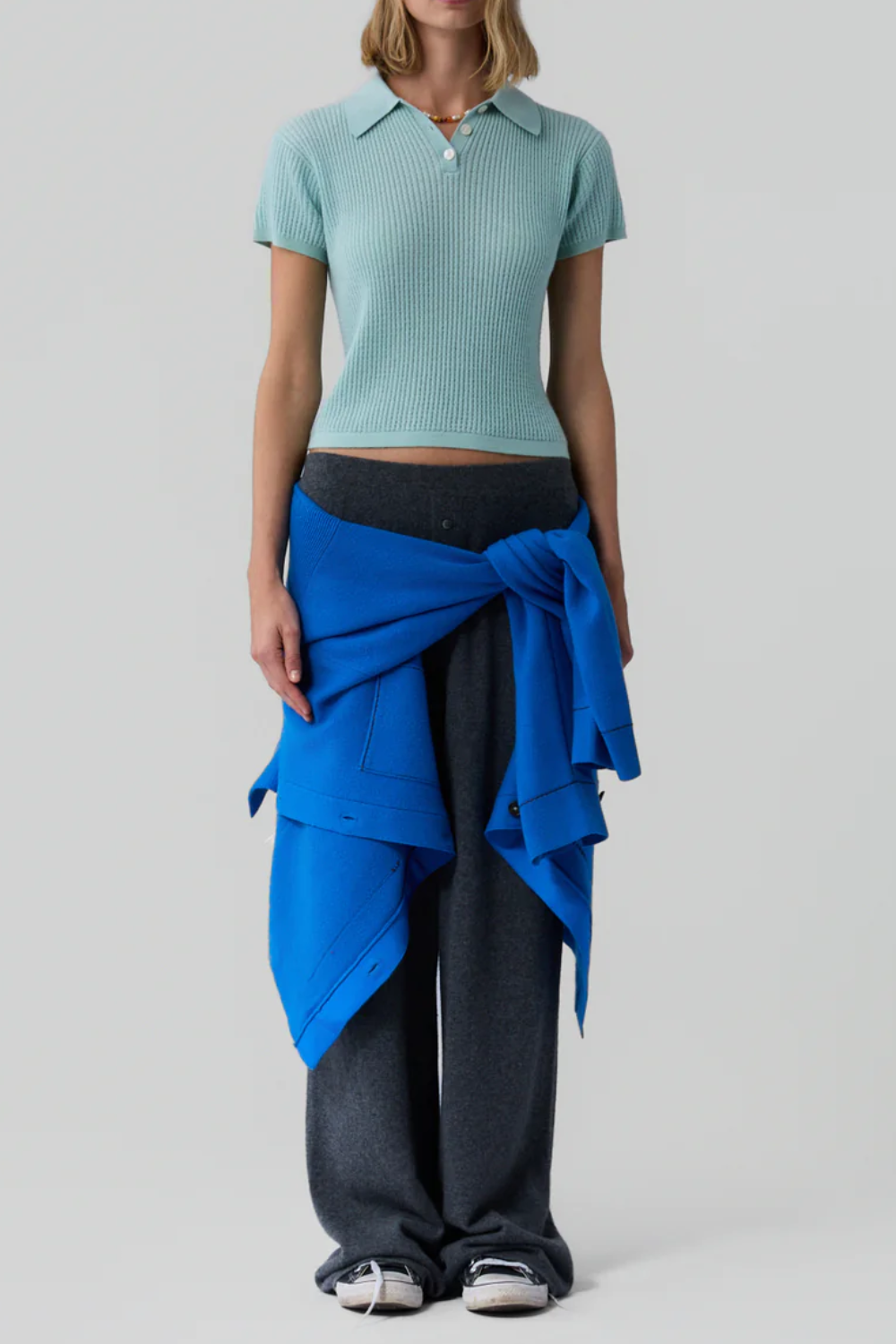 Pullover Shrunken Polo