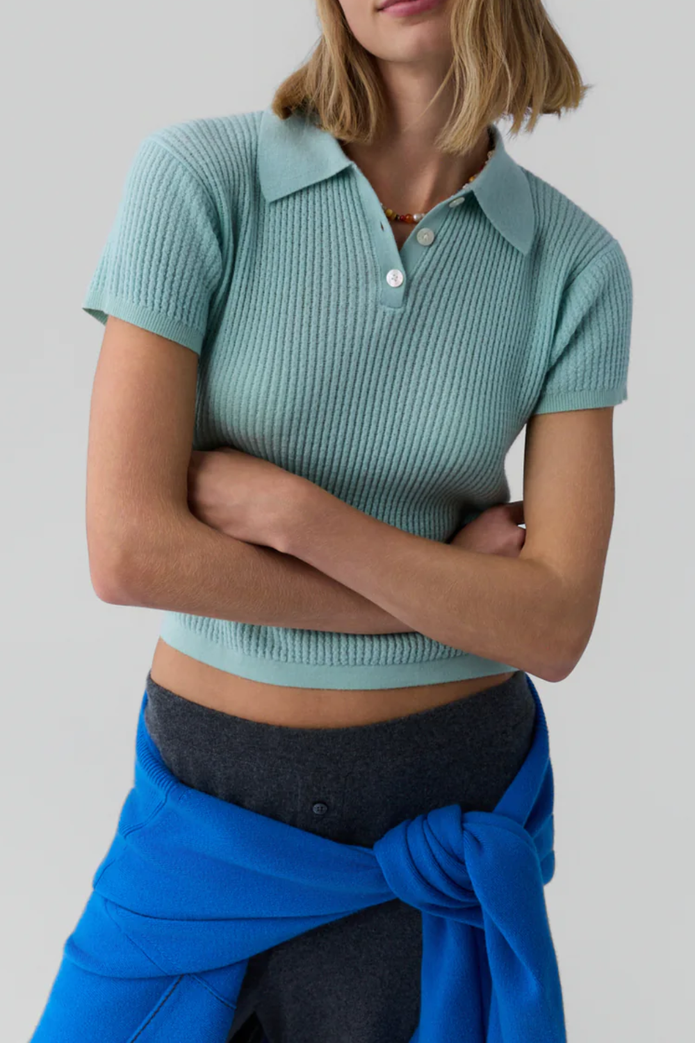 Pullover Shrunken Polo