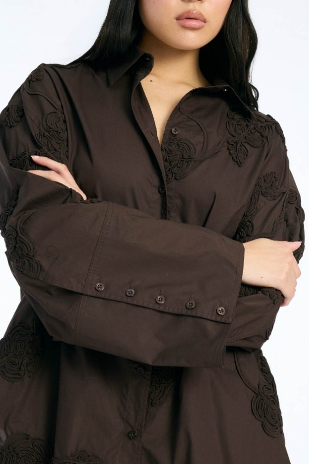 Bluse Oversized Flower