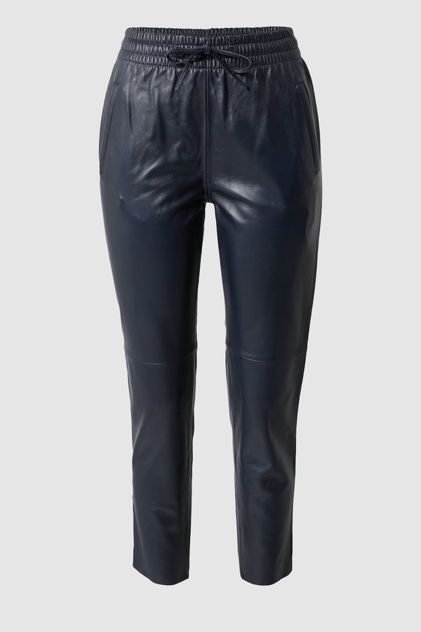 Gift Leather Pants Navy