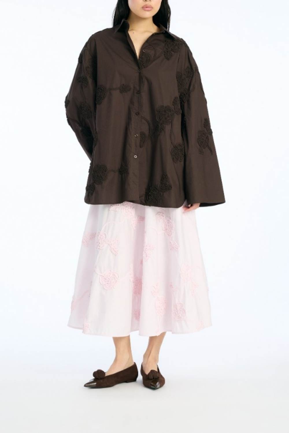 Bluse Oversized Flower