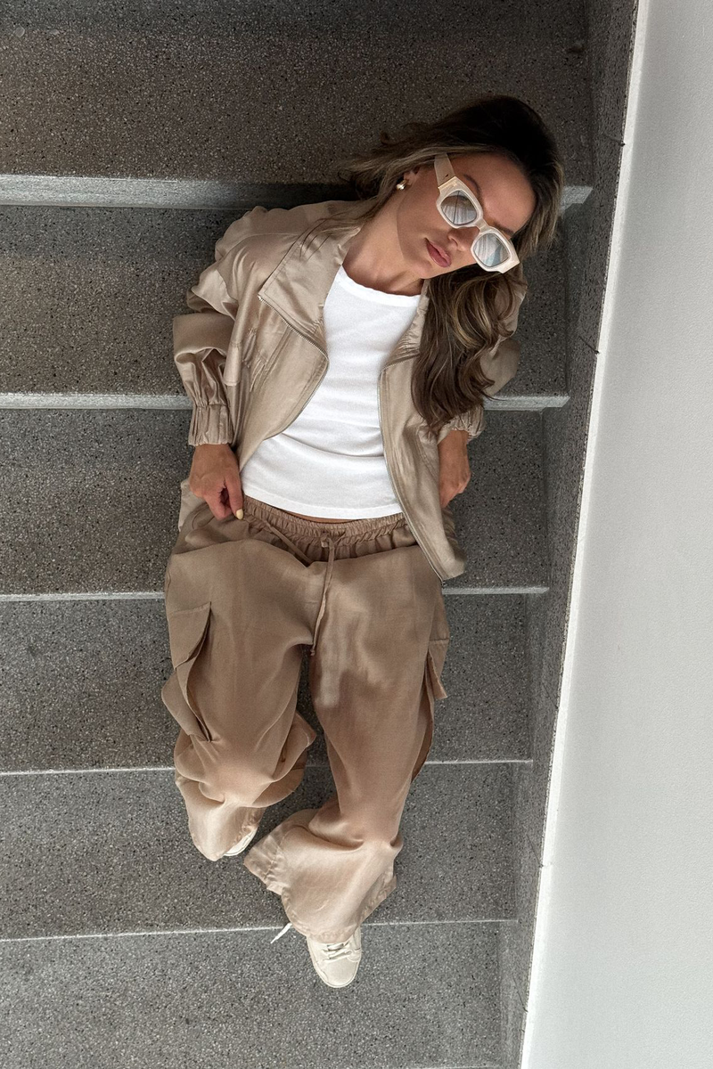 Cargohose Nube in Beige