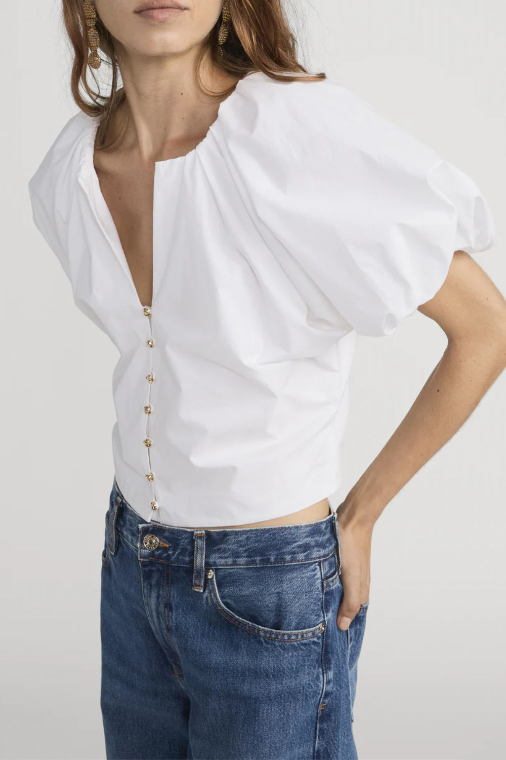 Bluse Dramatic Sleeve