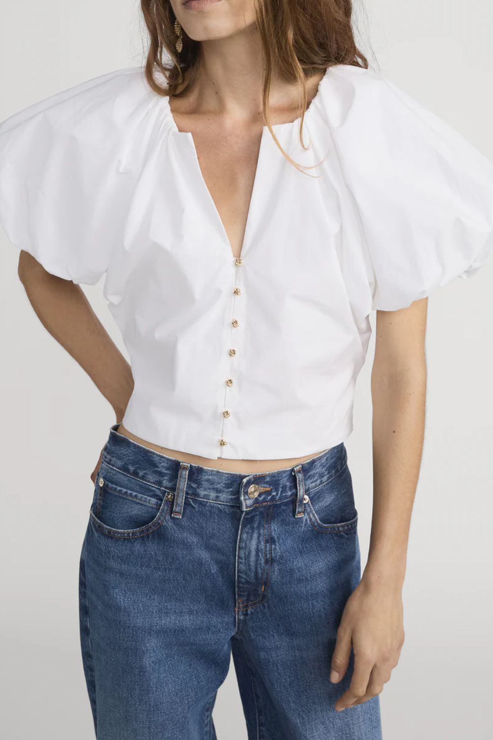 Bluse Dramatic Sleeve