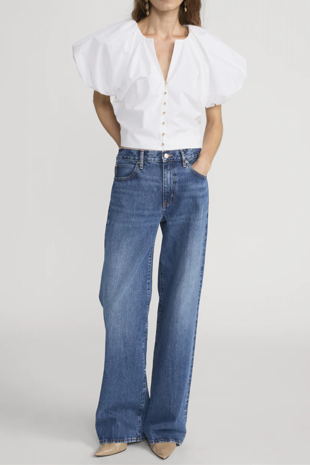 Bluse Dramatic Sleeve