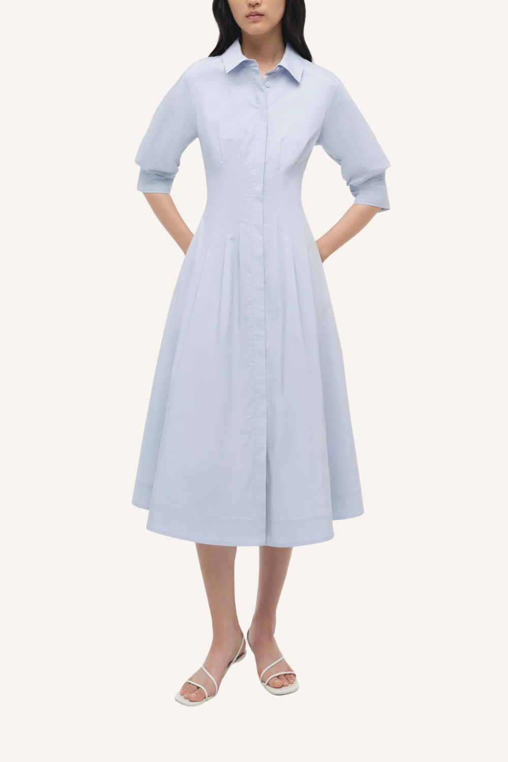 Kleid Midi Jazz Pintuck