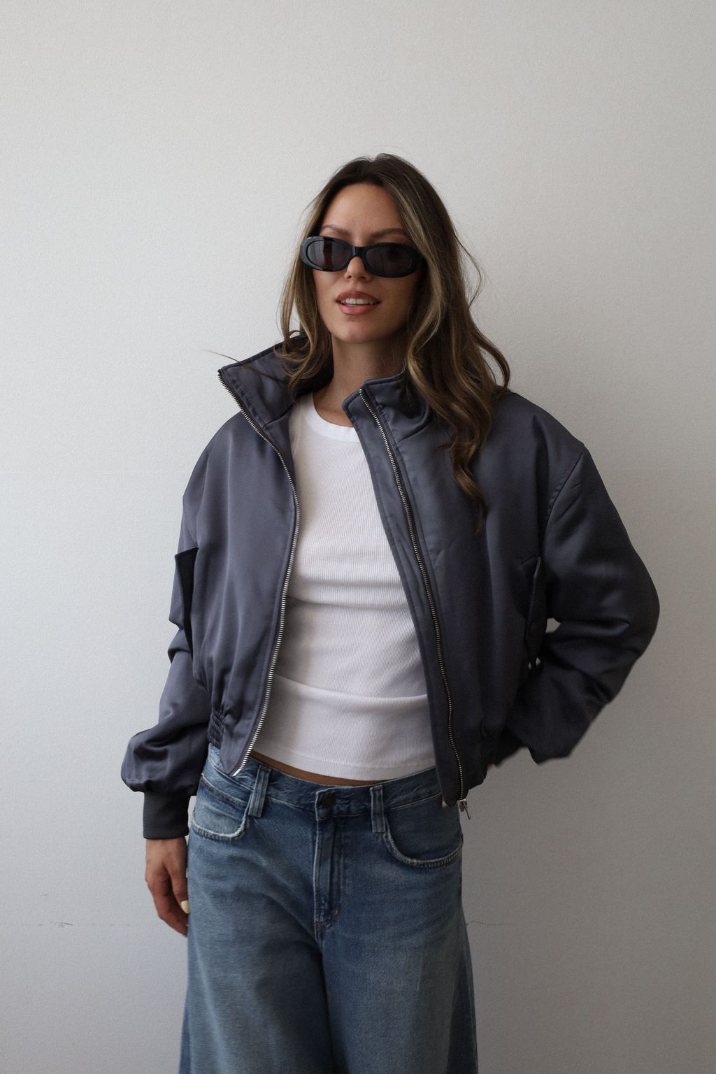Bomberjacke Vento in Navy