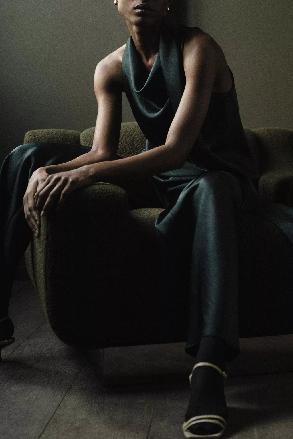 Hose Fluid Satin Bias