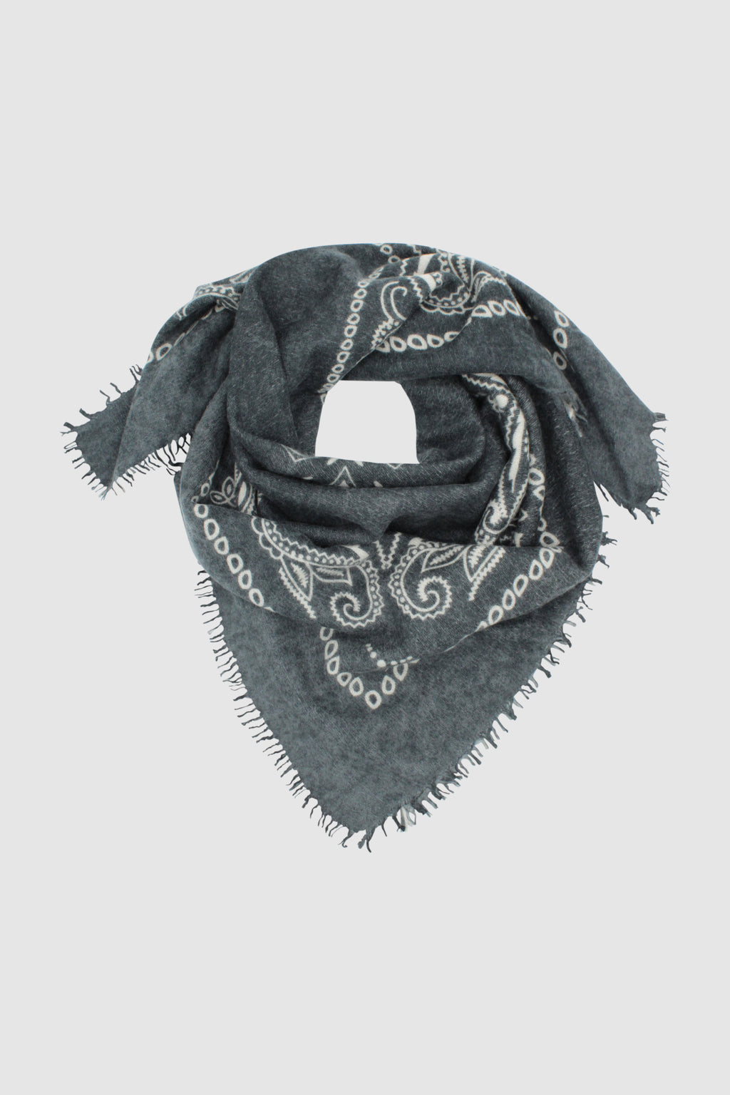Schal Grau