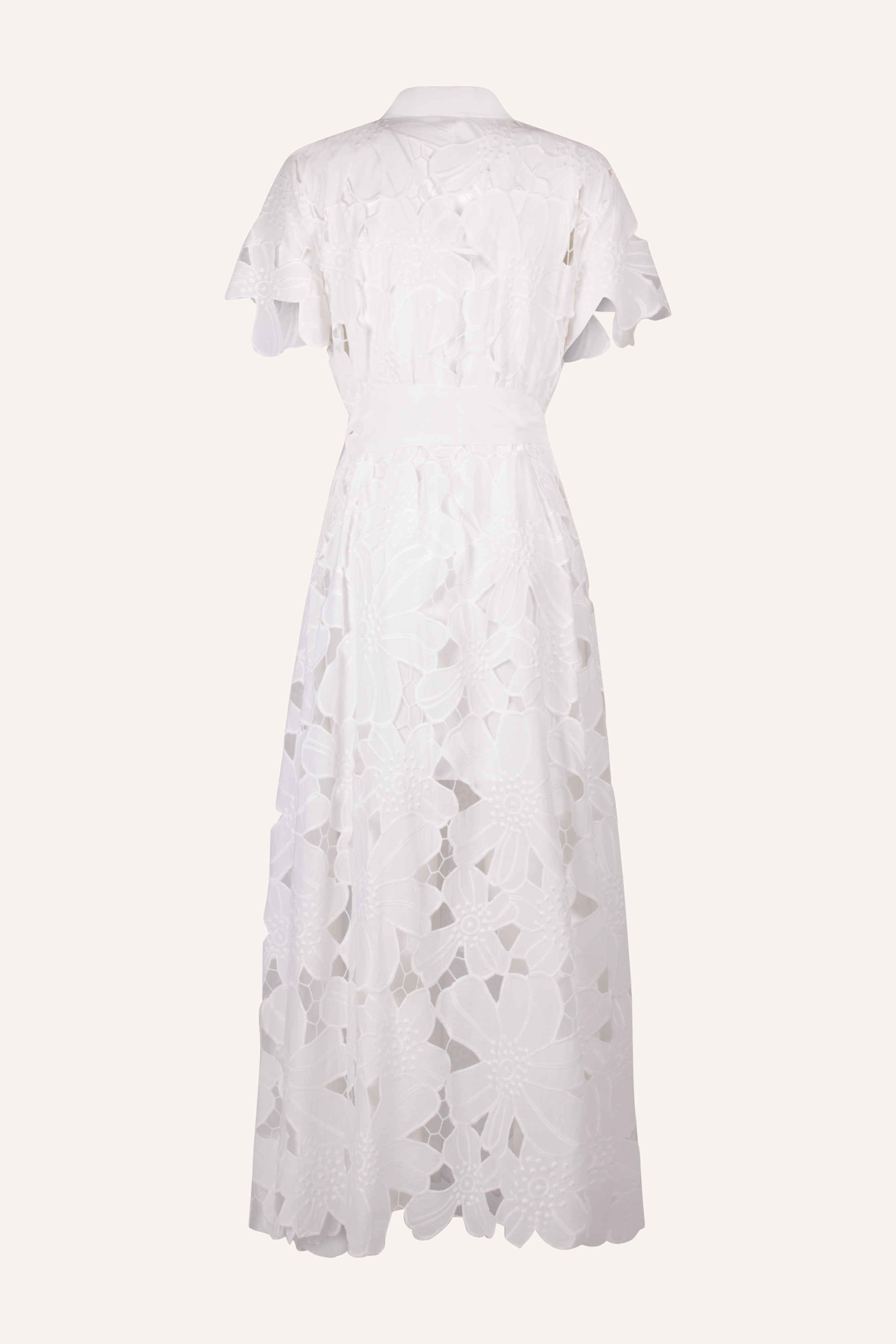 Anafi Maxikleid in Hemdblusenoptik aus Baumwolle