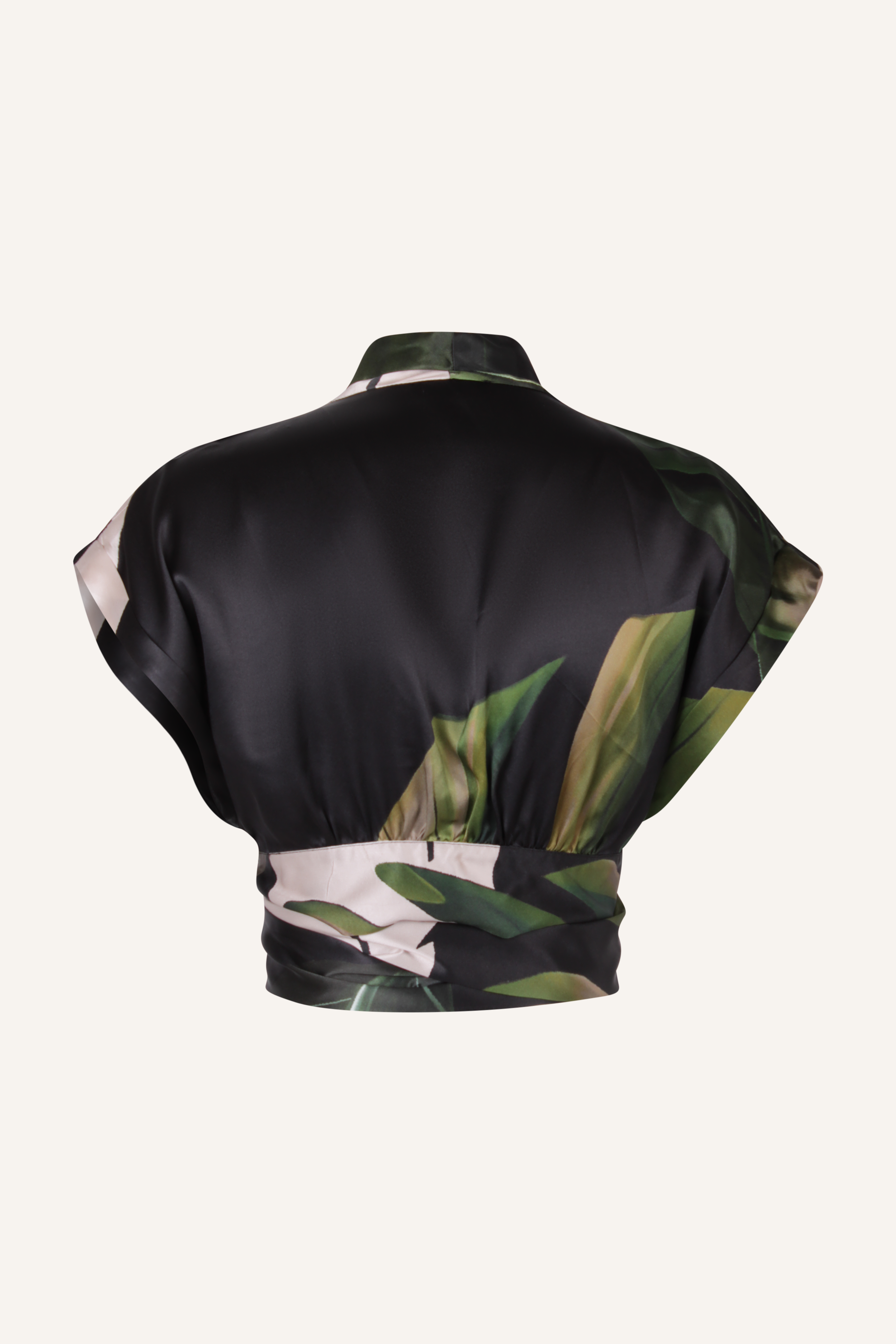 Elysia Bluse in Wickeloptik mit Ausdrucksstarkem Tropical-Print