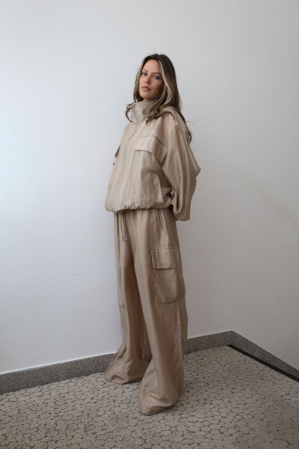 Cargohose Nube in Beige