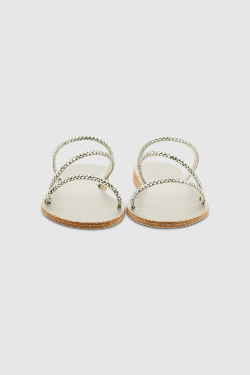 Polytimi Sandals Crystals Silver