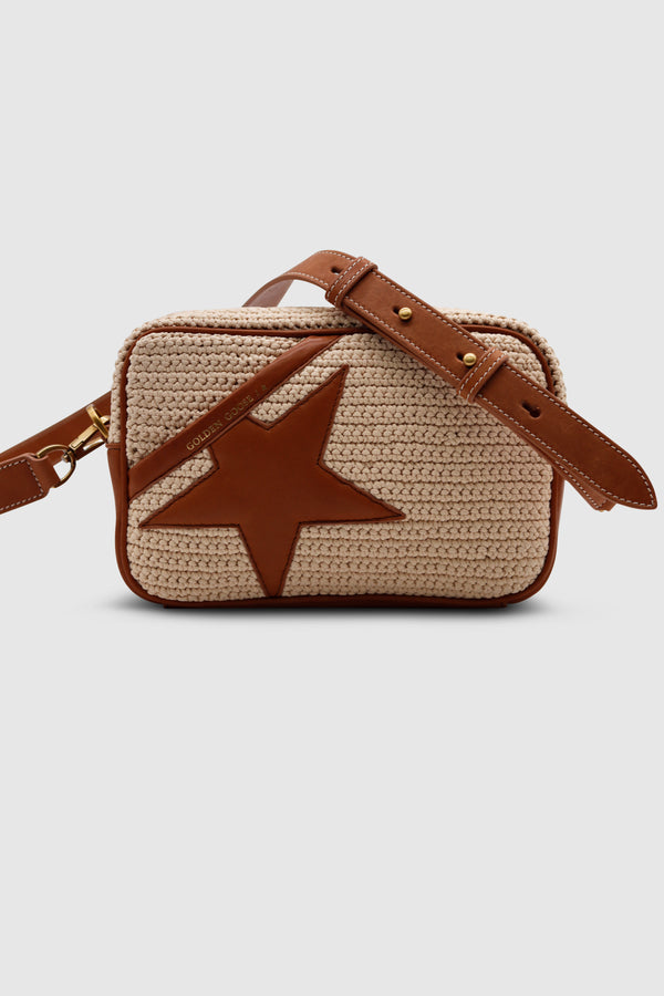 Star Bag Crochet Beige/ Brown
