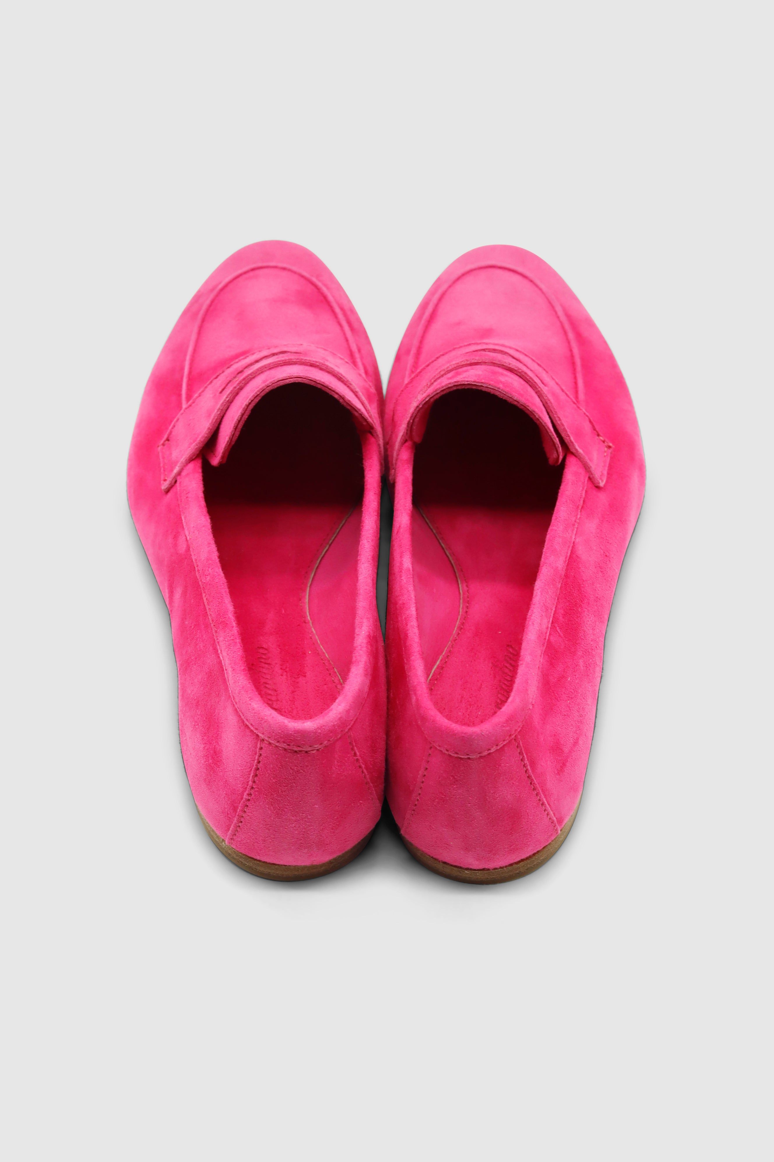 Loafer Camoscio Fuxia