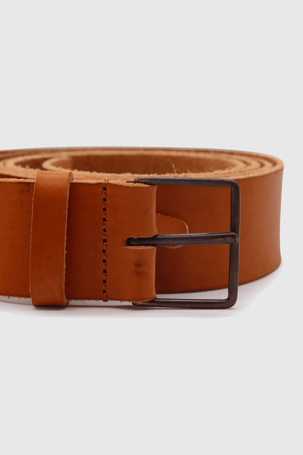 Washed Leather Belt