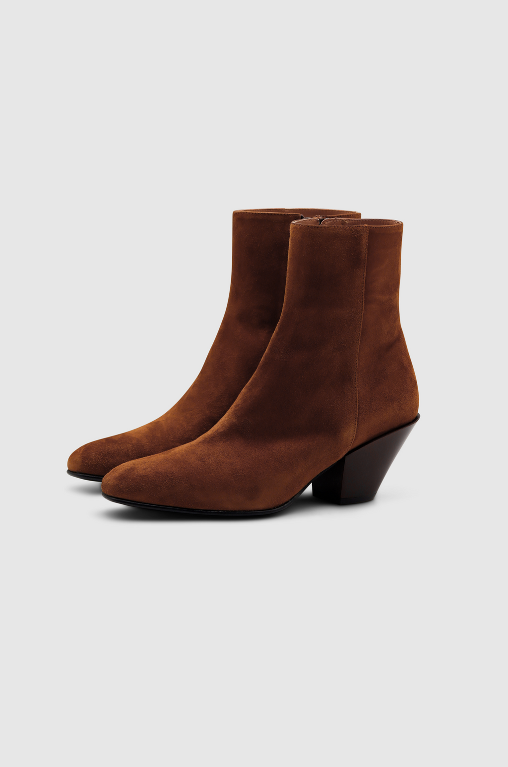 Ally Boots Camoscio Sigaro