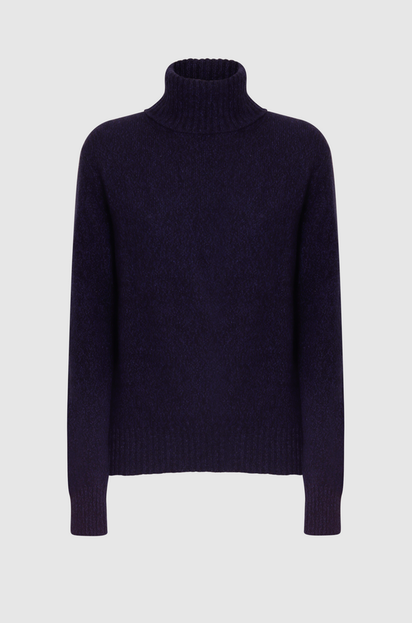 Turtleneck Sweater Night Blue