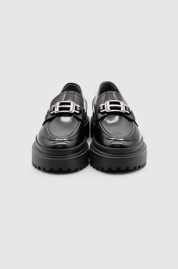 H619 Buckle Loafer Nero