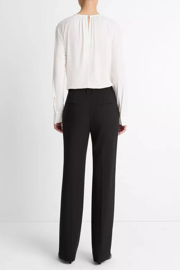 Hose Mid-Rise Tailored Flare Pant