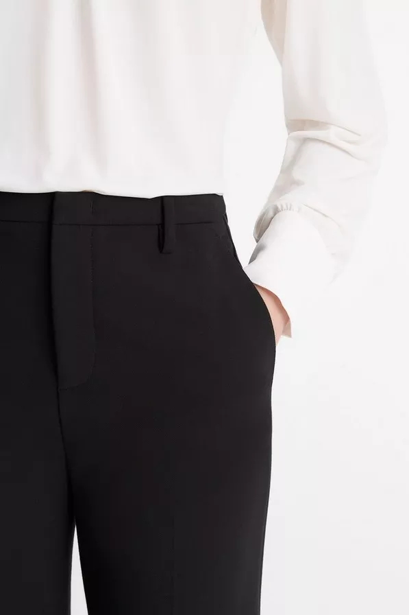 Hose Mid-Rise Tailored Flare Pant