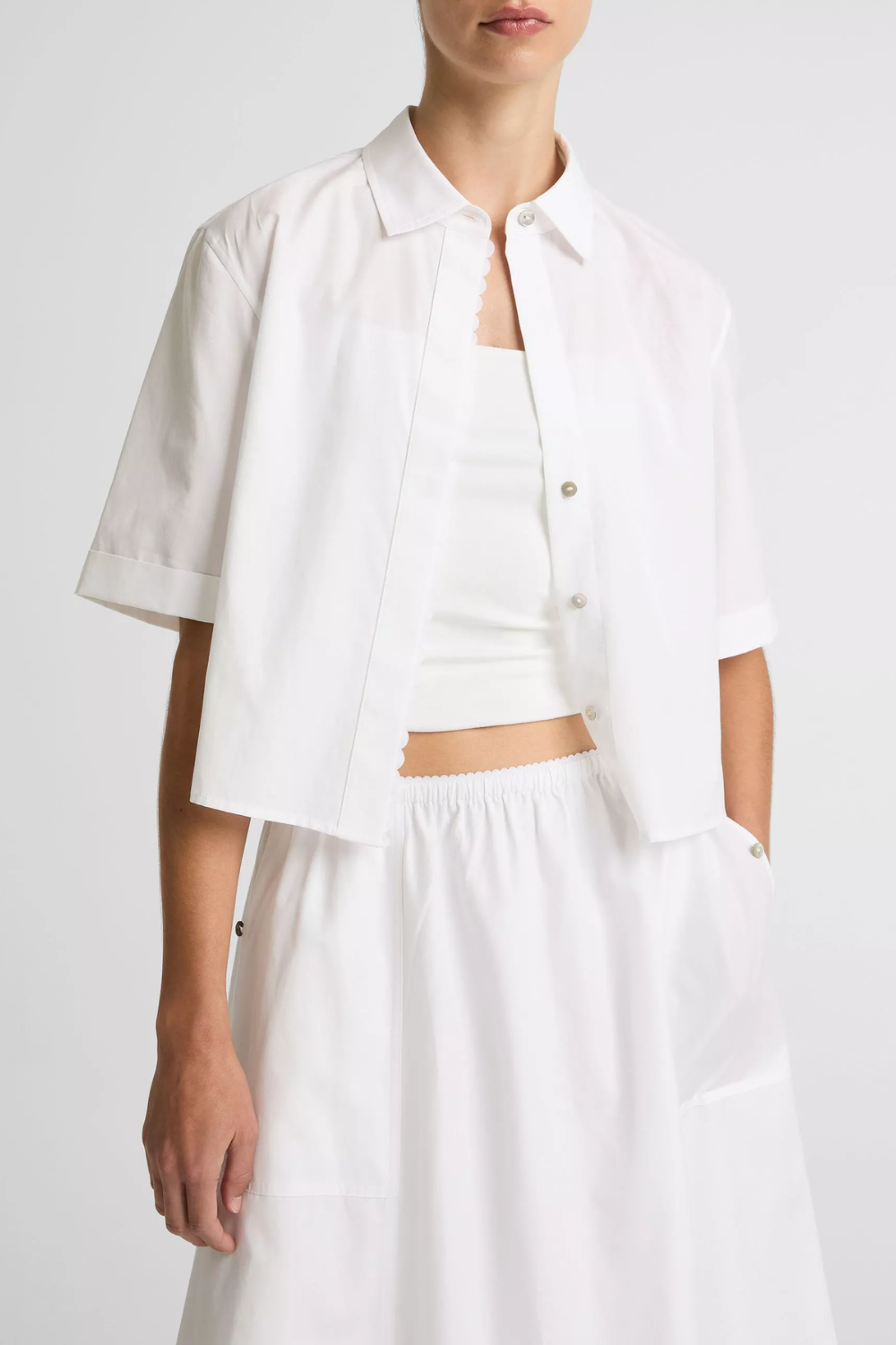 Bluse Scallop