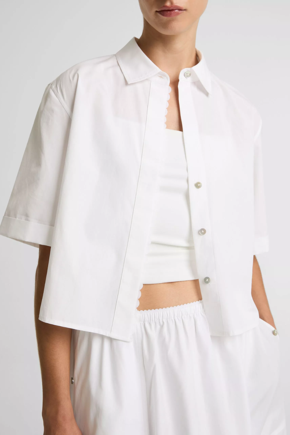 Bluse Scallop