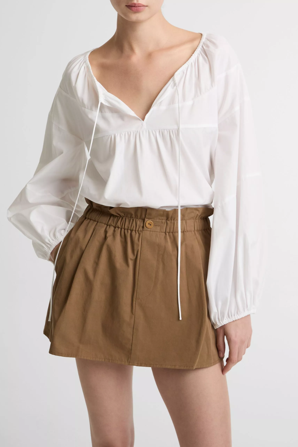Bluse Shirred