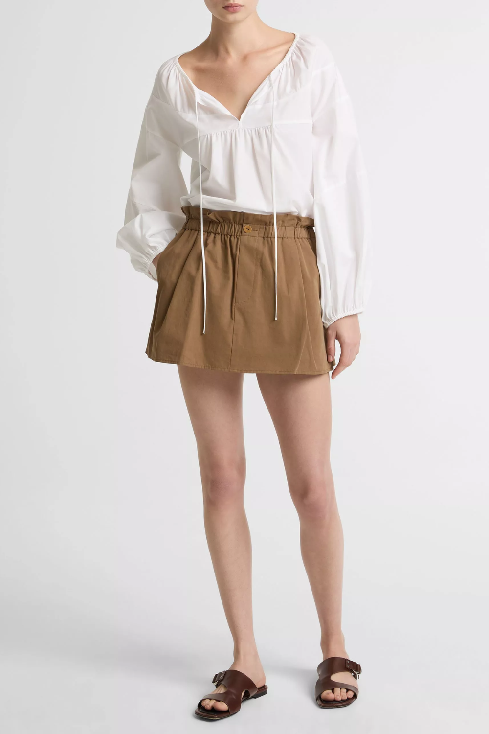 Bluse Shirred
