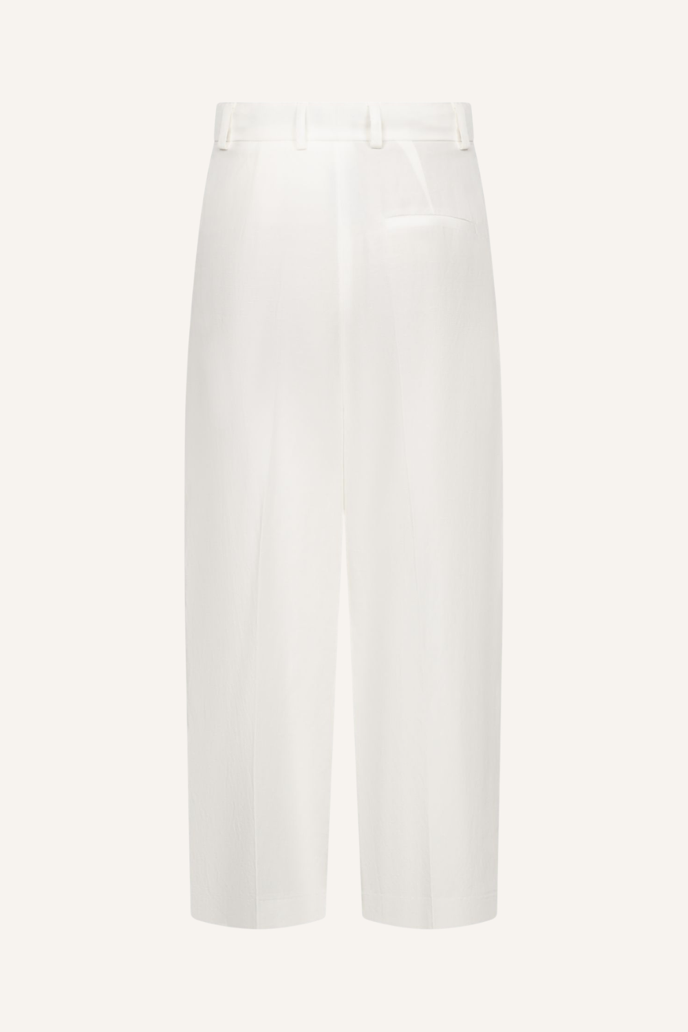High-waist Noa Crop Business Bundfaltenhose aus Linen