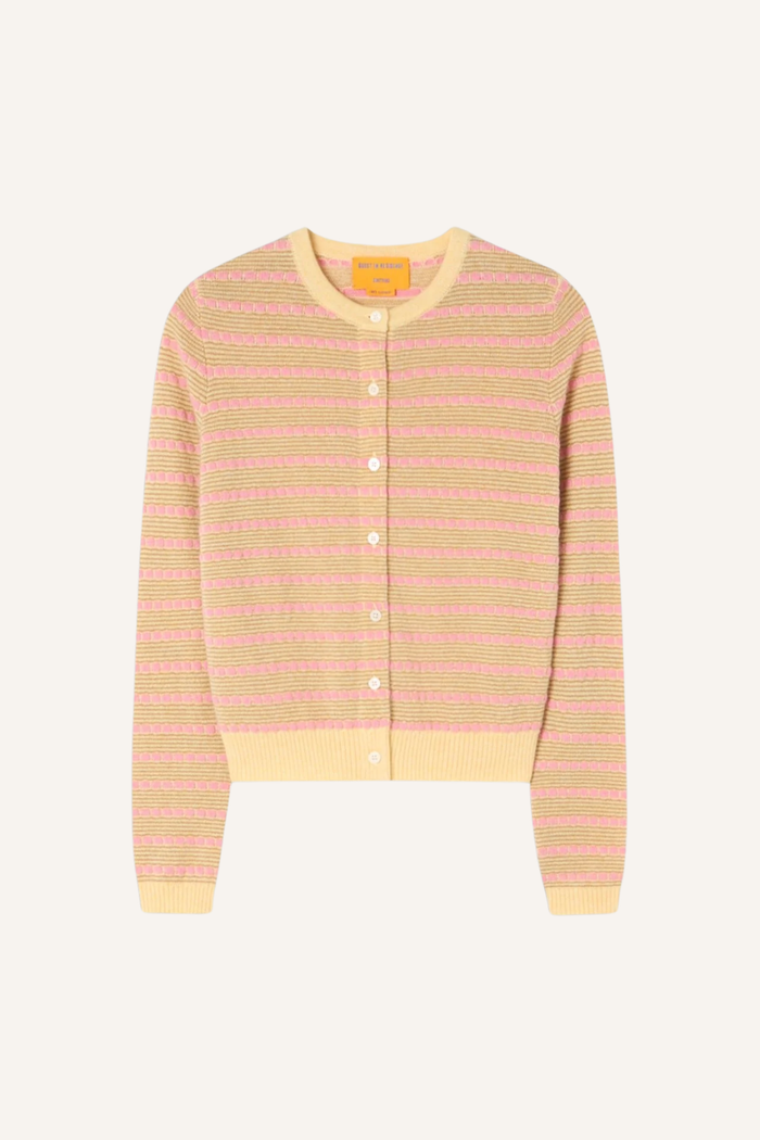 Cardigan Jane mit Bubble-Stripe-Strickstruktur