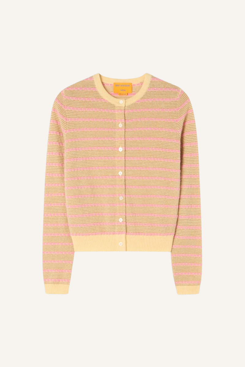 Cardigan Jane mit Bubble-Stripe-Strickstruktur