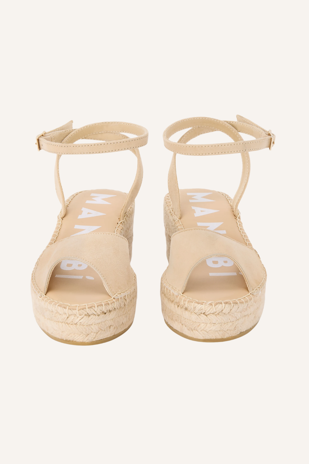 Low Wedge Espadrilles aus Veloursleder