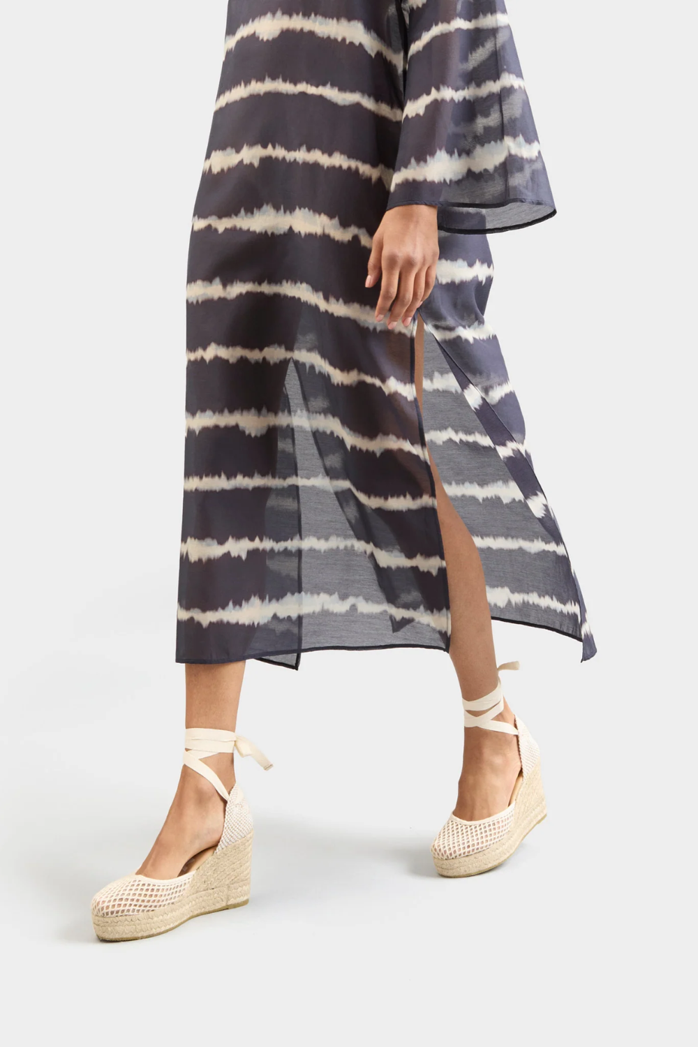 Wedge-Espadrilles mit Geflochtenem Jute-Keilabsatz