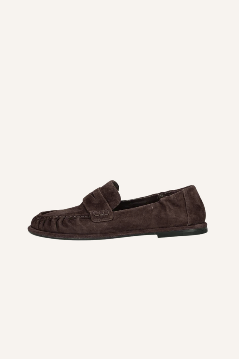 Loafer Mia in Reverse Coffee