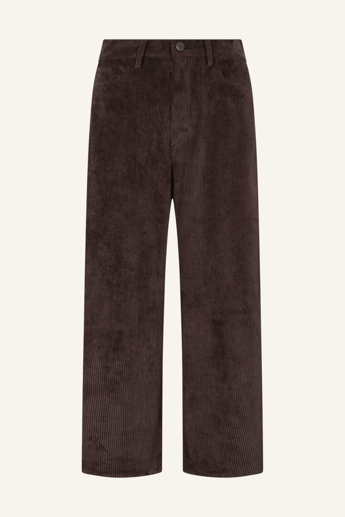Hose Jorah Wide Wale Corduroy in Schoko