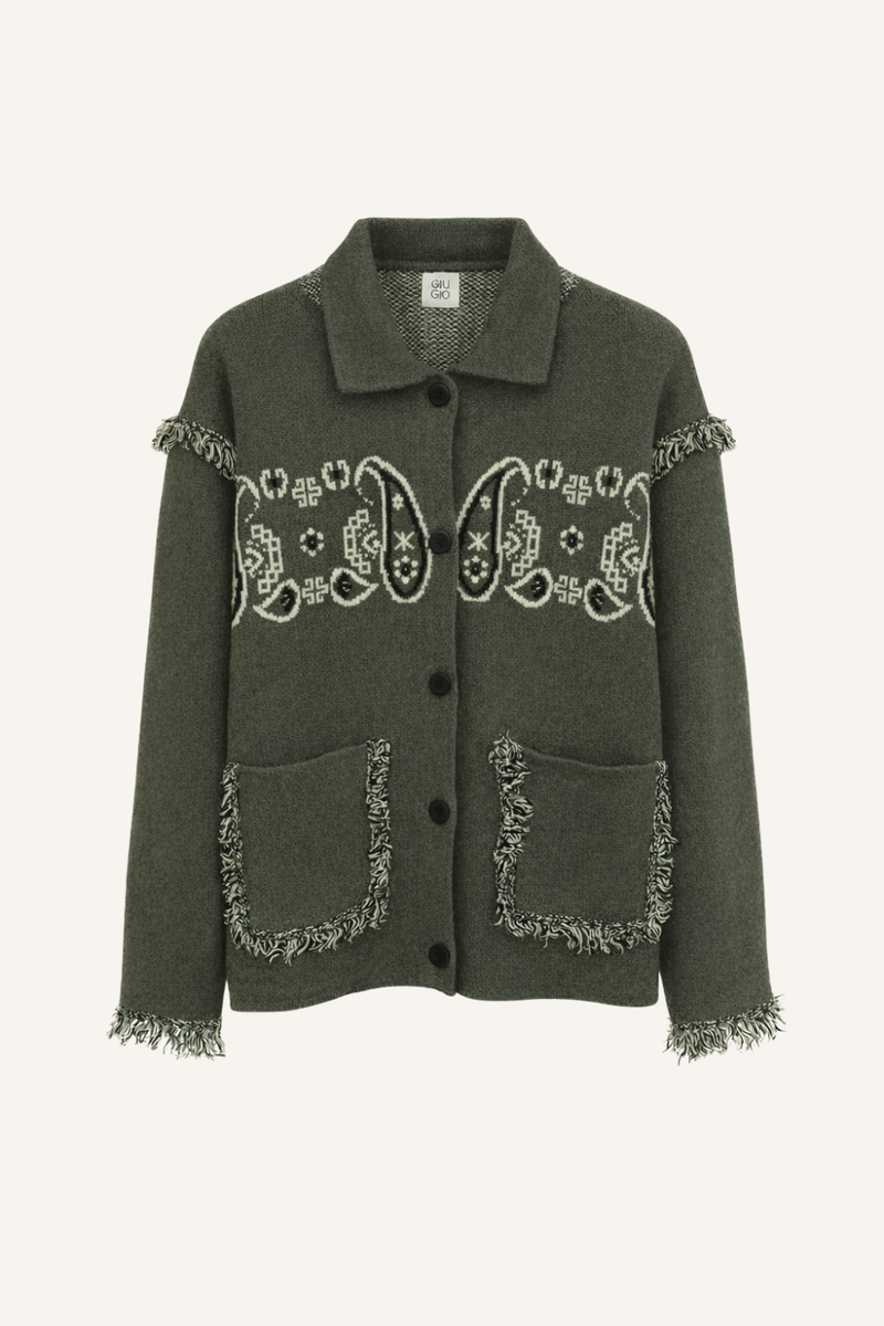 Strickjacke Alma in Grün