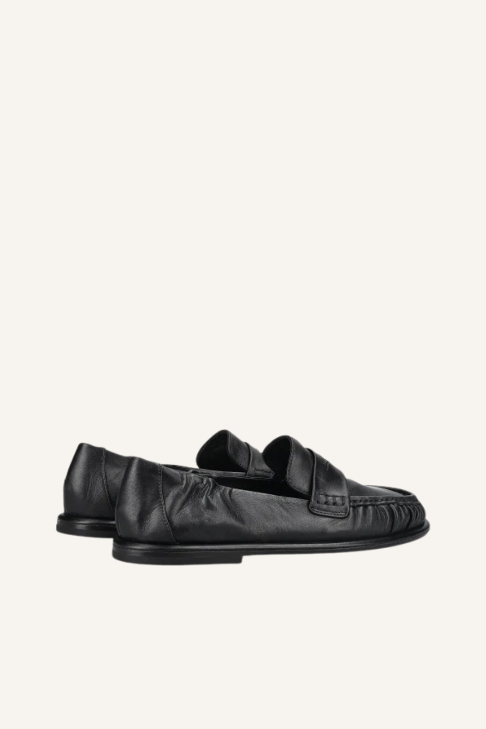 Loafer Mia in Seta Nero