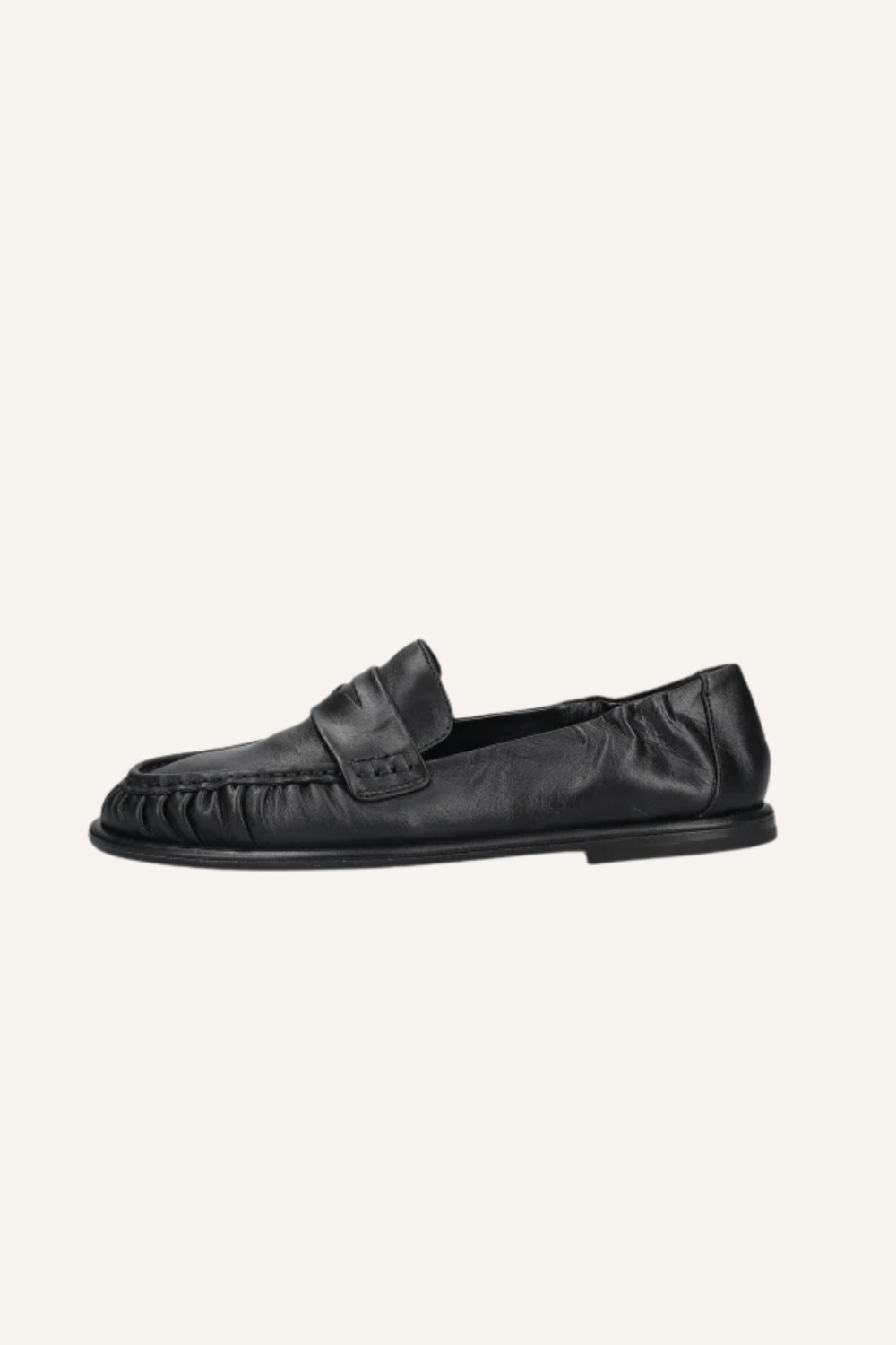 Loafer Mia in Seta Nero