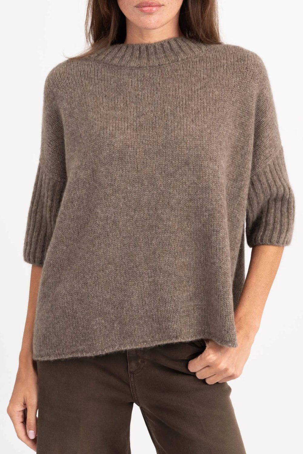 Pullover in Taupe