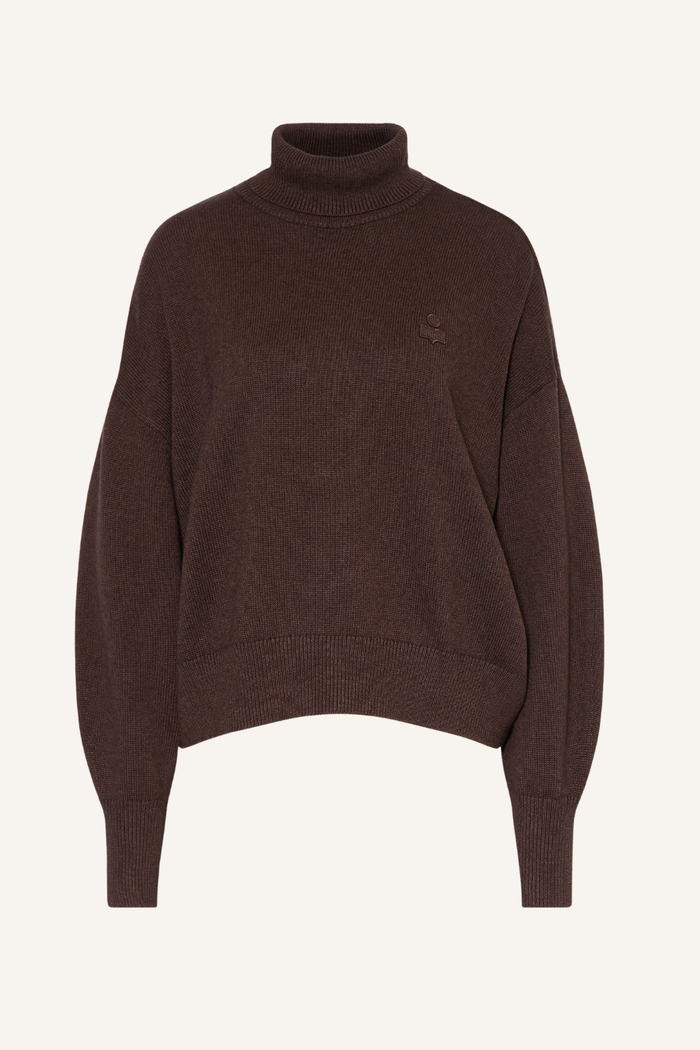 Rollkragenpullover Nasha in Chocolate