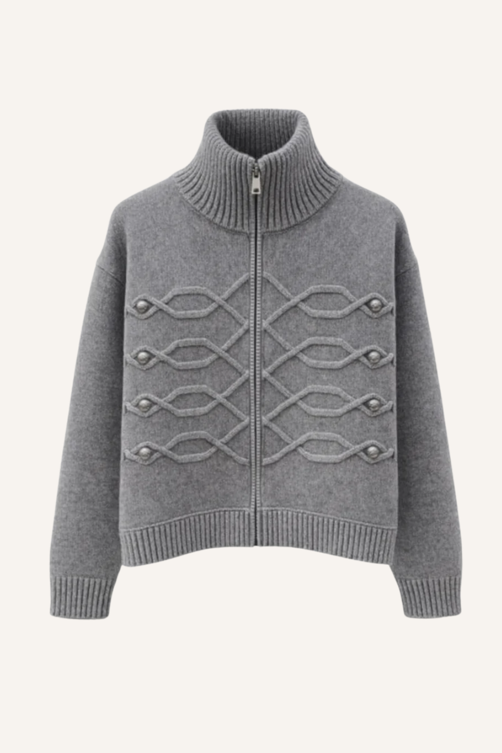 Jacke Napoleon in Grau