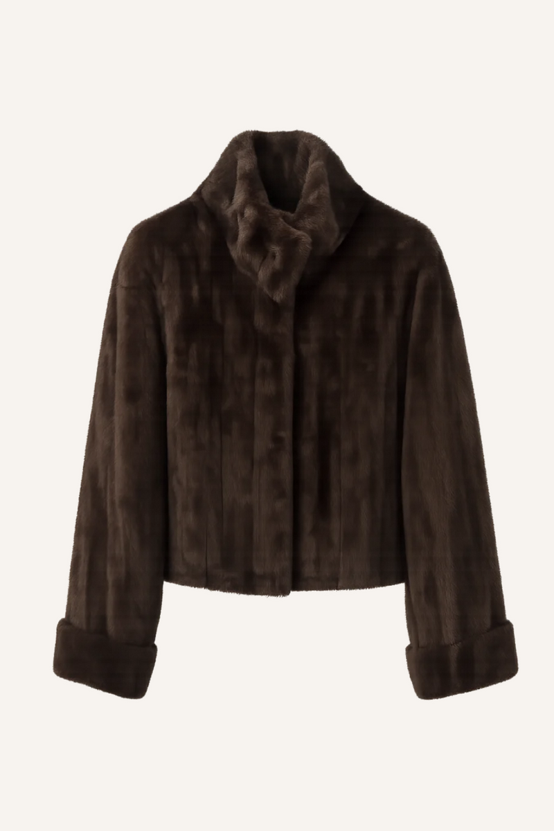 Jacke in Marron