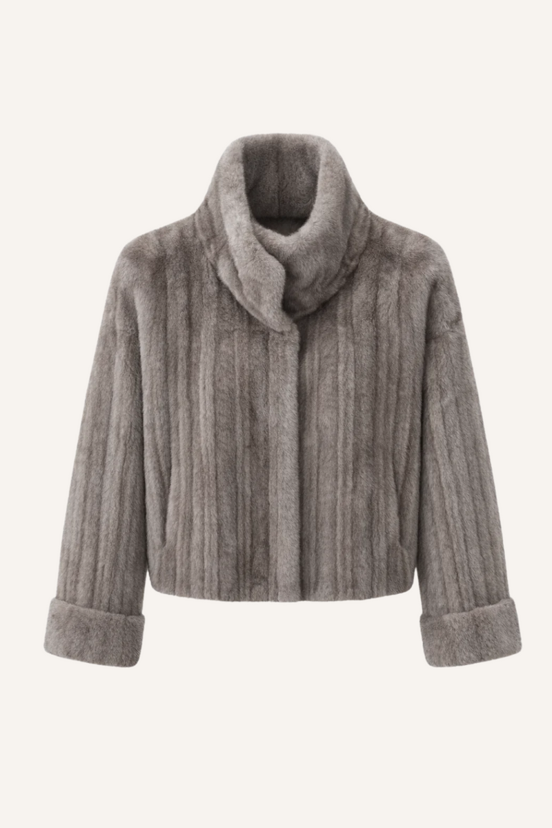 Jacke in Grau